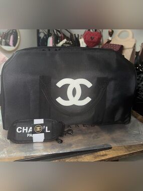 NEW Novelty CC Black and White Duffel Bag GWP / VIP